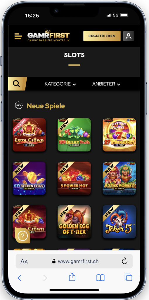 Gamrfirst slots