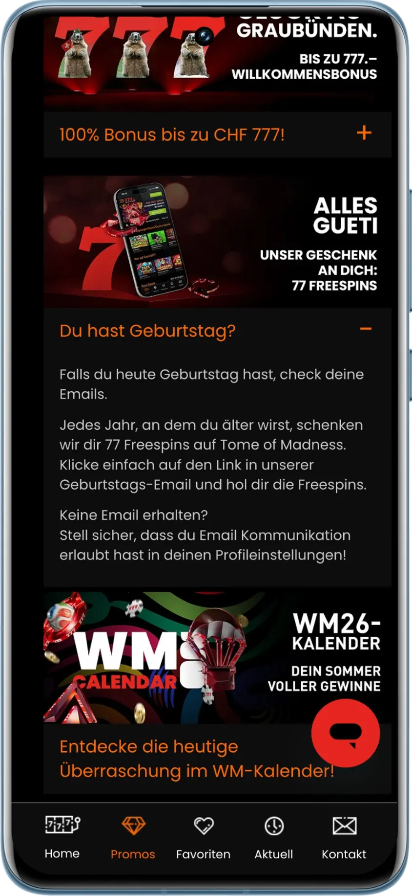 Alles Gute zum Geburtstag