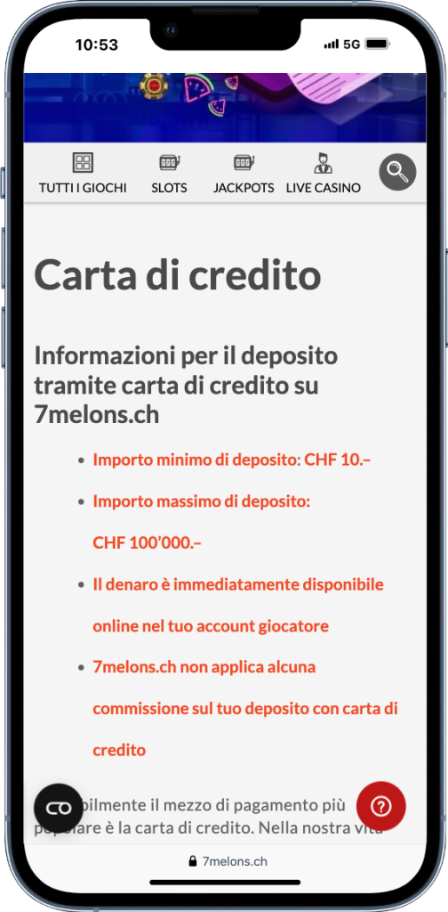 Opzioni di pagamento