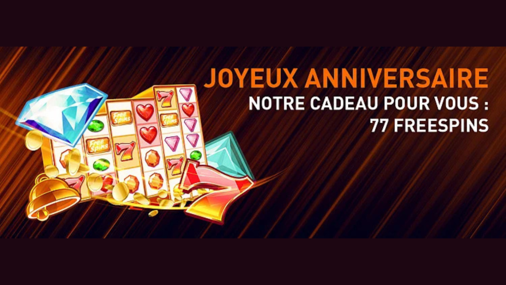 promotion anniversaire sur casino 777